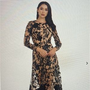 Ava round neck sequin gown from Lord & Taylor